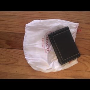New small Coach wallet with bag